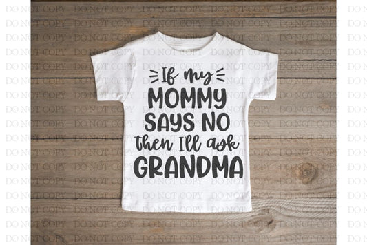 If My Mommy Says No T-Shirt