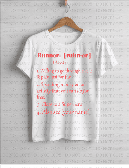 Runner Definition T-Shirt