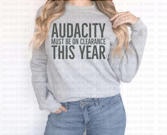 Audacity Must Be On Clearance This Year Shirts & Tops