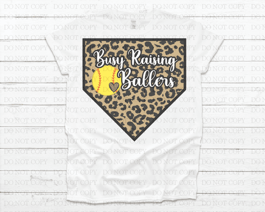 Busy Raising Ballers - Softball Shirts & Tops
