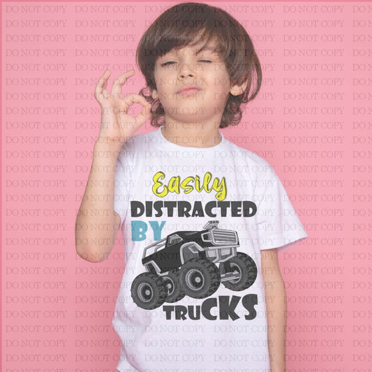 Easily Distracted By Trucks T-Shirt