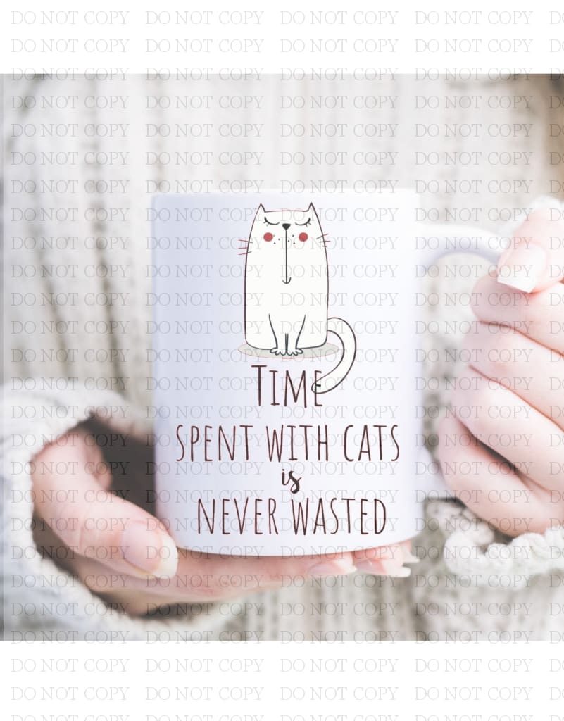 Time Spent With Cats Mug Coffee